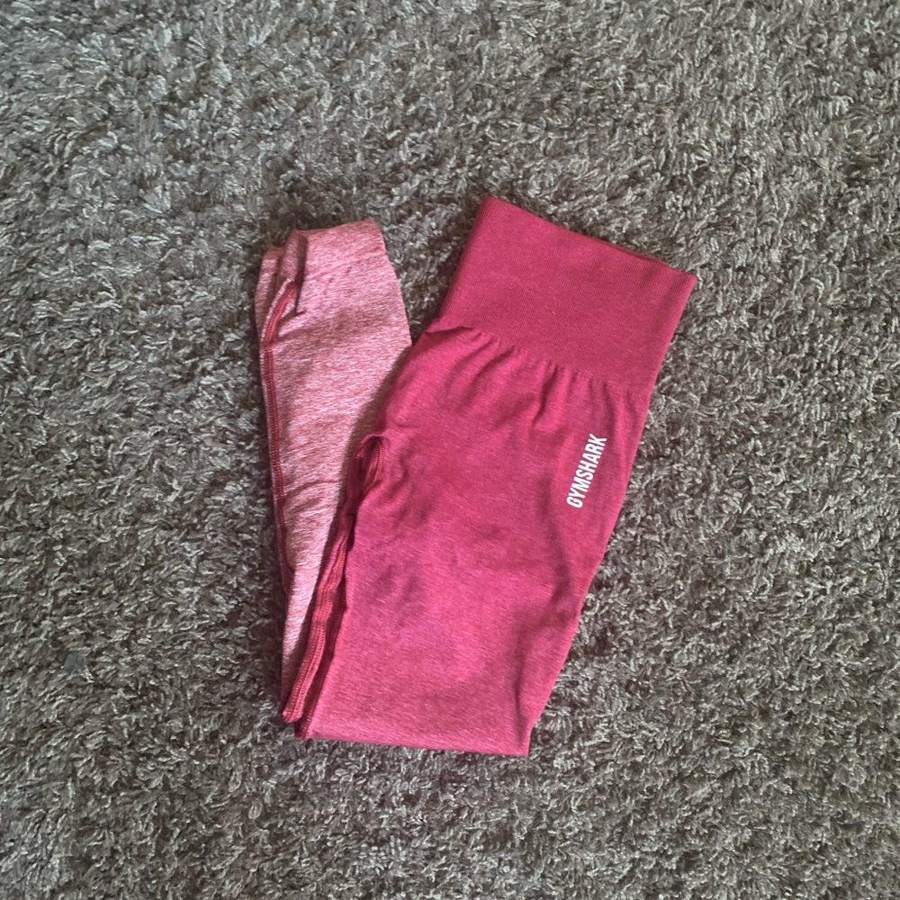 Gymshark Adapt Ombré Legging- Burgundy